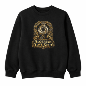 Algerian Love Knot sweatshirt - Golden & Black