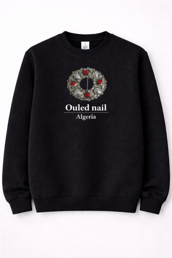 Ouled Nail (centered) sweatshirt - Black